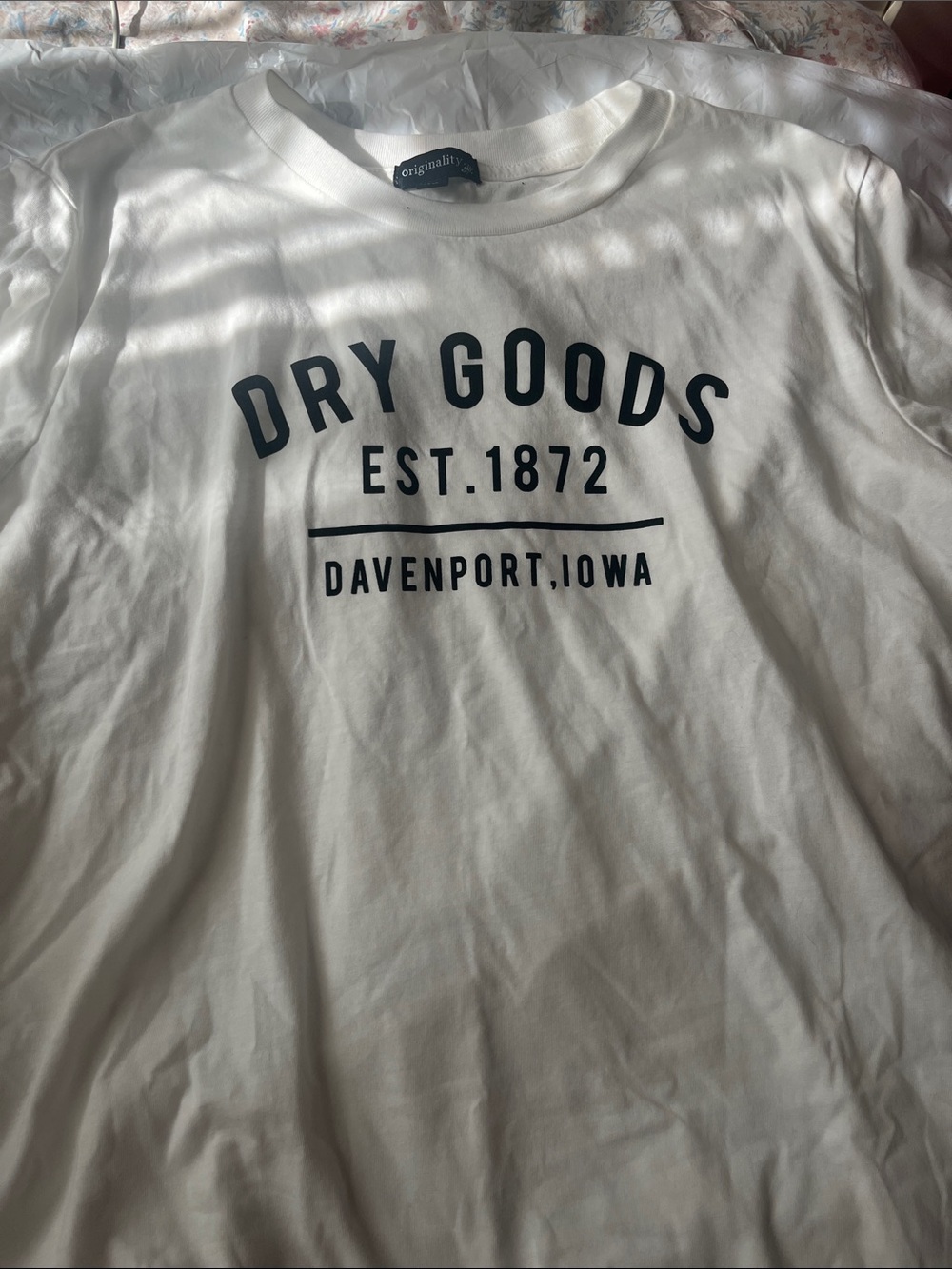 Dry Goods White Graphic Tee